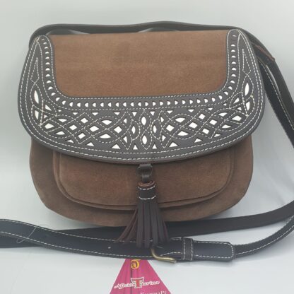 Bolsa senhora picado oval