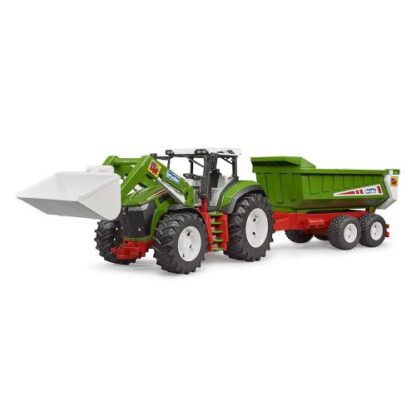 Trator Roadmax com Carregador Frontal e Reboque Bascula Bruder - Image 2