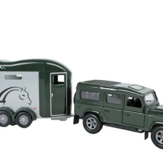 Land Rover com atrelado e cavalo 26cm